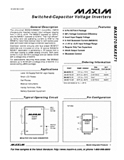 DataSheet MAX871 pdf